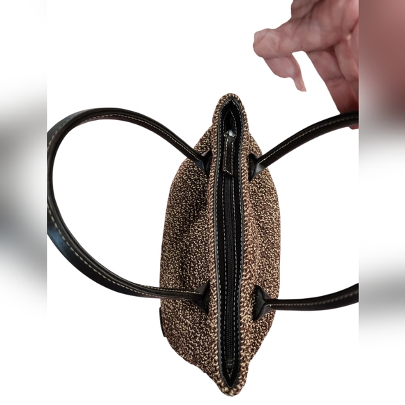 The Sak Elliott Lucca Chocolate Brown Crochet/Woven Satchel Bag EUC - Picture 4 of 15